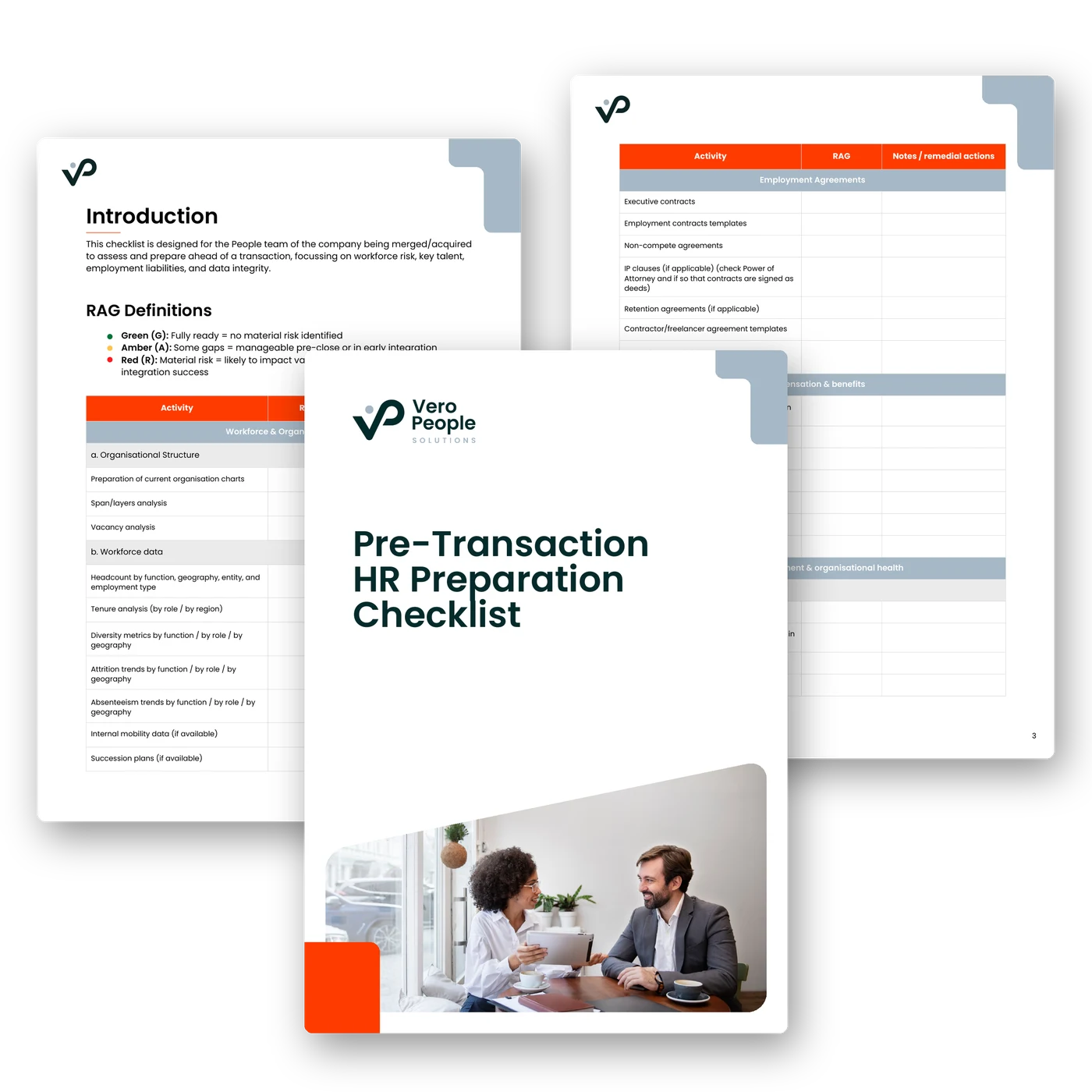 Preview of the Pre-Transaction HR Preparation Checklist